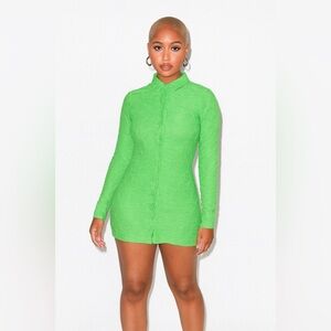 Princess Polly Green Mini Dress